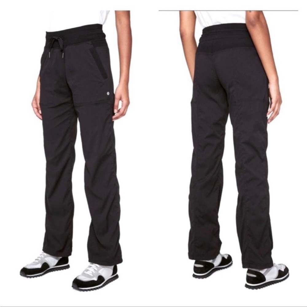 Lululemon Dance Studio Pant Mid-Rise Full Length Black Size 10